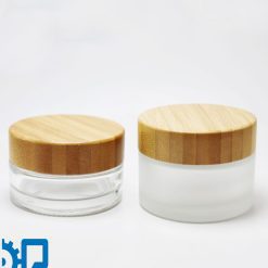 Vỏ hũ thủy tinh nắp gỗ tự nhiên