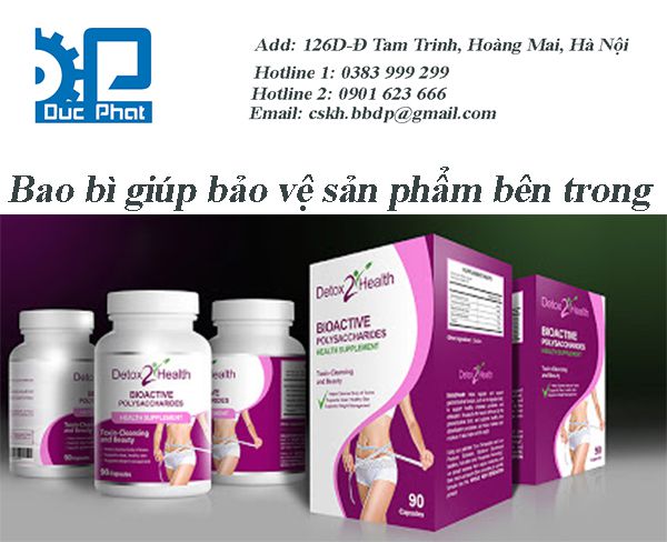 Bao bì giúp bảo vệ các sản phẩm bên trong tốt hơn