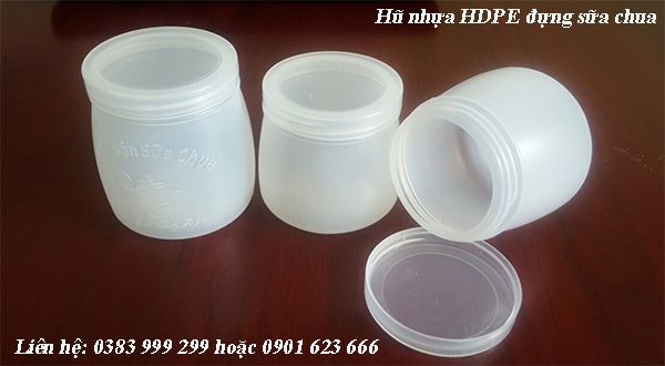 Hũ nhựa HDPE làm sữa chua an toàn- Baobiducphat