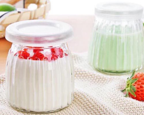 Hũ Pudding sọc đựng sữa chua 100ml