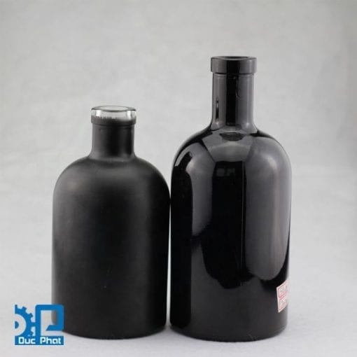 Chai thủy tinh đen đựng dầu ô liu (5)