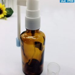 chai xịt họng thủy tinh nâu Đức Phát 2
