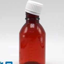 Chai Nhựa Đựng Si rô Màu Nâu