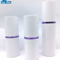 chai mỹ phẩm trắng sứ viền tím 4