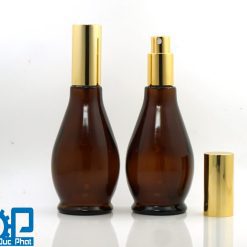 chai lọ thủy tinh dáng bầu