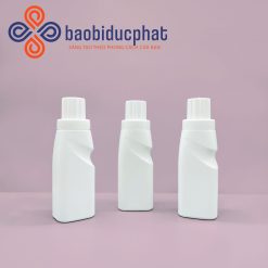 THANH LÝ, XẢ KHO gấp Chai nhựa HDPE đựng NƯỚC GIẶT XẢ, HÓA CHẤT mini 200ml