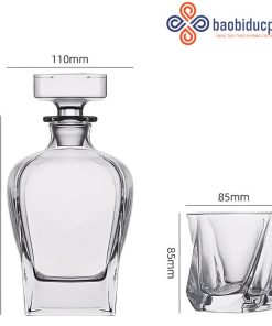 Bình đựng rượu vang trắng cổ điển 700ml