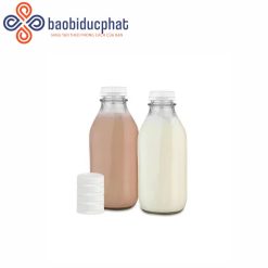 Bình đựng sữa thủy tinh 1 lít trong suốt
