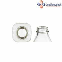 Bình sữa thủy tinh ngắn 470ml trong suốt