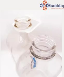 Bình thủy tinh vuông đựng sữa 2000ml