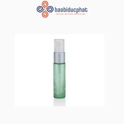 Bộ lọ đựng kem và sữa dưỡng thể thủy tinh màu xanh lá cây nhạt