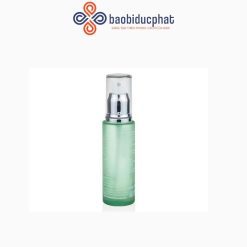 Bộ lọ đựng kem và sữa dưỡng thể thủy tinh màu xanh lá cây nhạt
