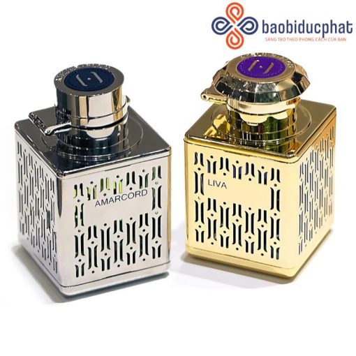 Chai nước hoa thủy tinh vuông sang trọng 100ml