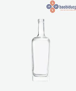 Chai rượu thủy tinh Whisky trong suốt 700ml