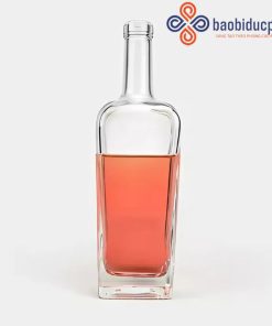 Chai rượu thủy tinh Whisky trong suốt 700ml