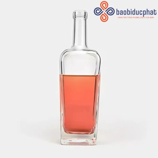 Chai rượu thủy tinh Whisky trong suốt 700ml