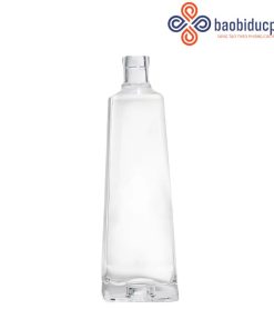 Chai rượu Vodka thủy tinh dáng độc đáo 750ml