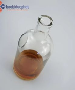 Chai rượu Vodka thủy tinh trong suốt 375ml