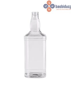 Chai rượu Vodka thủy tinh vai nhọn 700ml