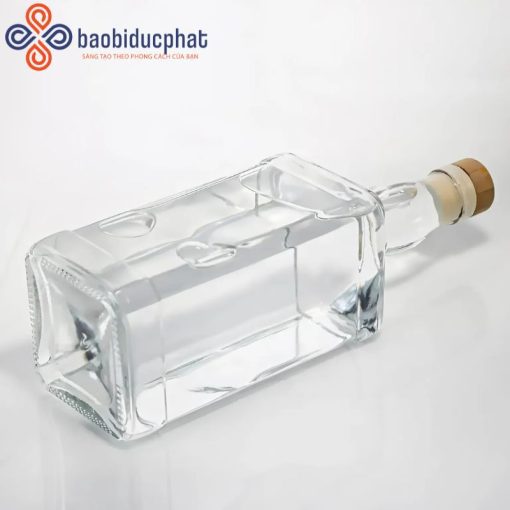 Chai rượu Vodka thủy tinh vai nhọn 700ml