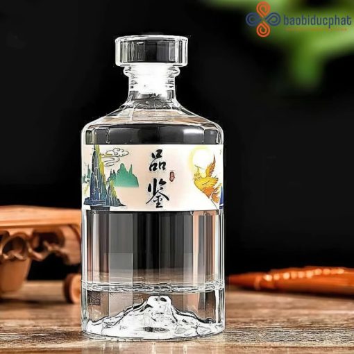 Chai thủy tinh cao cấp đựng rượu Hibiki 500ml