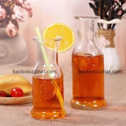 Chai thủy tinh cổ cao trong suốt 350ml