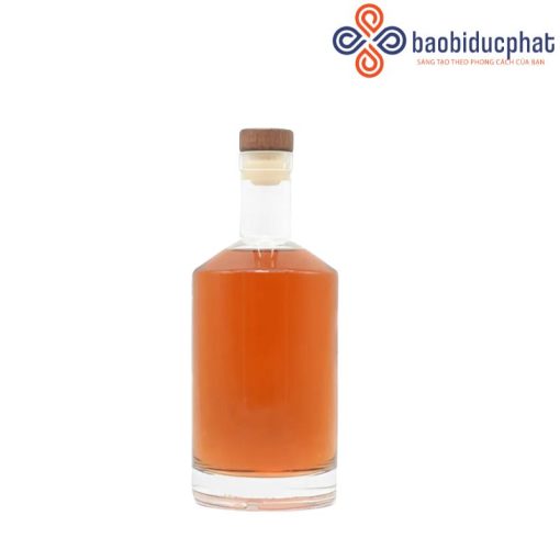 Chai thủy tinh dáng đặc biệt đựng rượu 750ml