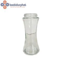 Chai thủy tinh đựng nước ép eo nhỏ miệng rộng 180ml