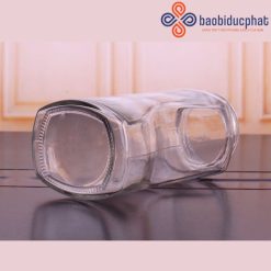Chai thủy tinh đựng nước ép eo nhỏ miệng rộng 180ml