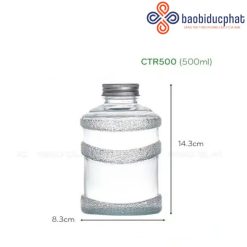Chai thủy tinh đựng nước trái cây 500ml