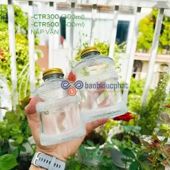 Chai thủy tinh đựng nước trái cây 500ml