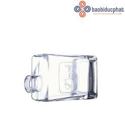 Chai thủy tinh đựng rượu cổ lệch trong suốt 280ml