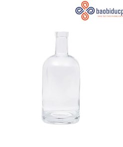 Chai thủy tinh đựng rượu Vodka trong suốt 750ml