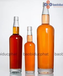 Chai thủy tinh đựng rượu Whisky 750ml