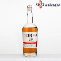 Chai thủy tinh đựng rượu Whisky trong suốt 750ml