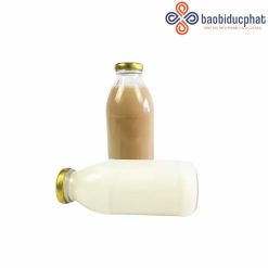 Chai thủy tinh đựng sữa 300ml 500ml