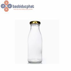 Chai thủy tinh đựng sữa trong suốt nhiều dung tích