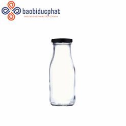 Chai thủy tinh đựng sữa trong suốt nhiều dung tích