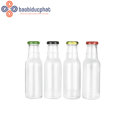 Chai thủy tinh tròn 250ml 350ml 500ml đựng nước ép