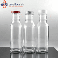 Chai thủy tinh tròn 250ml 350ml 500ml đựng nước ép