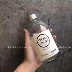 Chai thủy tinh tròn ball đựng nước trái cây các loại 150ml 250ml 270ml 500ml