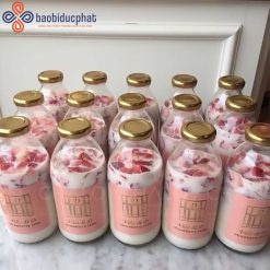 Chai thủy tinh tròn nắp thiếc 350ml