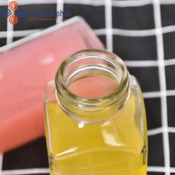 Chai thủy tinh trong suốt có nắp nhôm đựng đồ uống 350ml