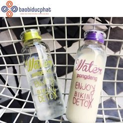 Chai thủy tinh trong suốt đựng đồ uống 250ml/ 600ml