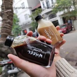 Chai thủy tinh trong suốt đựng nước ép dung tích 100ml 350ml