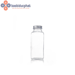 Chai thủy tinh vuông tám cạnh 180ml 250ml 300ml 350ml 500ml