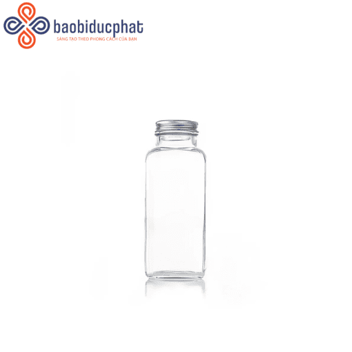 Chai thủy tinh vuông tám cạnh 180ml 250ml 300ml 350ml 500ml