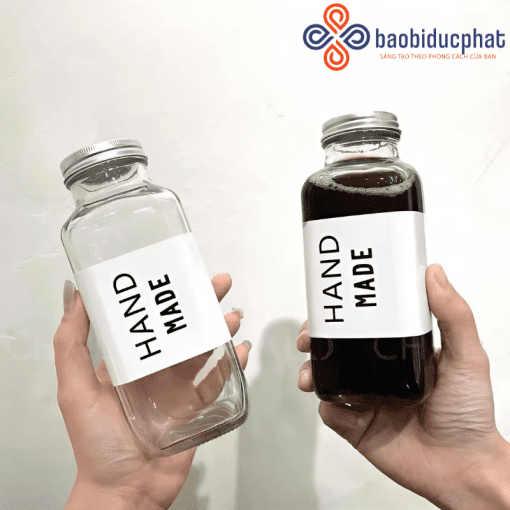 Chai thủy tinh vuông tám cạnh 180ml 250ml 300ml 350ml 500ml