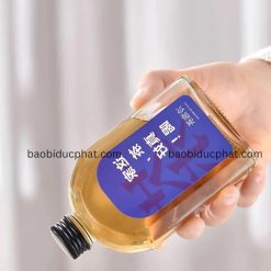 Chai thủy tinh xén vai đựng rượu trong suốt 300ml