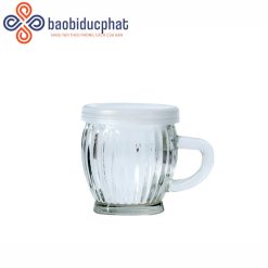 Cốc thủy tinh đựng sữa chua có quai cầm 150ml